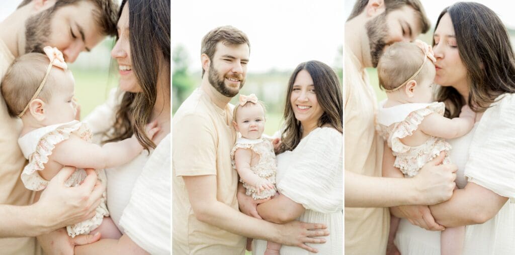 Family portraits at Lake Park in Lutz, FL.